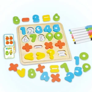 Puzzle Magnetic cu Cifre si Tabla Magnetica