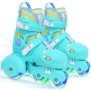 Role Reglabile Bleu cu Echipament de Protectie 26-29