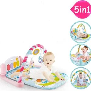 Salteluta Covoras Centru Activitati Roz pentru Bebe