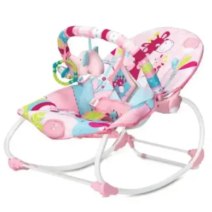 Scaunel Balansoar Roz Multifunctional pentru Bebelusi
