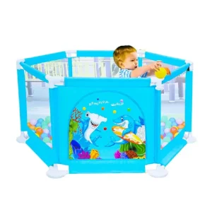 Tarc Joaca cu Animale Marine si 60 Bile pentru Bebe
