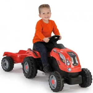 Tractor Fermier cu Remorca si Pedale pentru Copii
