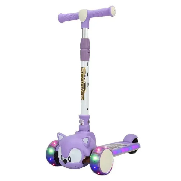 Trotineta-Sonic-Lila-Pliabila-si-Roti-cu-Lumini-.webp