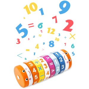 Cilindru Aritmetic Operatii Matematice Joc Educativ Lemn