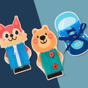 Joc Montessori Invatam sa ne Imbracam