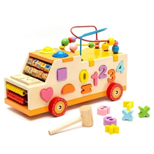 Autobuz Centru Activitati Montessori Jucarie Educativa