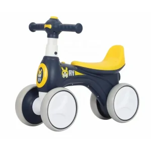 Bicicleta fara Pedale cu Lumini Sunete si Baloane de Sapun Bleumarin