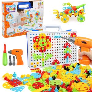 Puzzle Bormasina Jucarie STEM Educativa Creativa