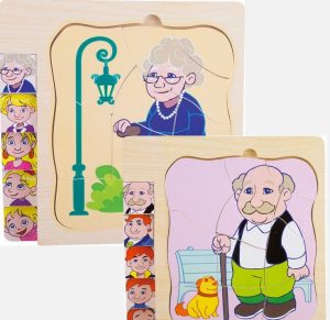 Joc Puzzle Lemn Stratificat Etapele Vietii