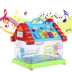 Jucarie Casuta Interactiva Muzicala cu Proiectii si Lumini