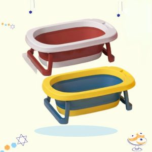Cadita Pliabila cu Suport Anatomic si Termometru pentru Bebe