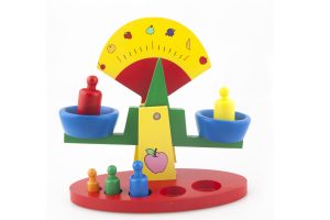 Balanta Lemn 5 Cilindri Jucarie Montessori pentru Copii