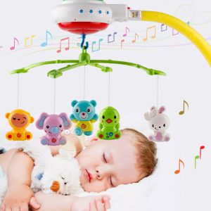 Carusel Muzical Cu Proiector pentru Patut