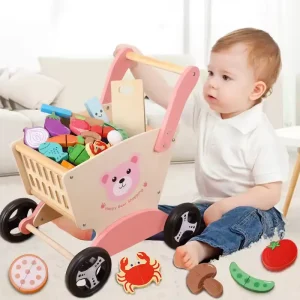 Carucior Alimente de Feliat Premergator Roz