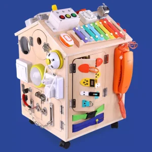 Casuta Montessori Busy Board Activitati Educative