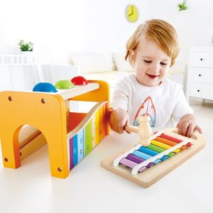 Jucarie Montessori Ciocanel Bile Xilofon Lemn