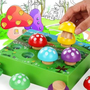 Joc Indemanare Pescuit Magnetic Viermisori Ciupercute