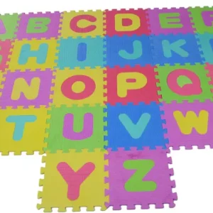 Covor Joaca Puzzle Termoizolant Educativ 26 Litere
