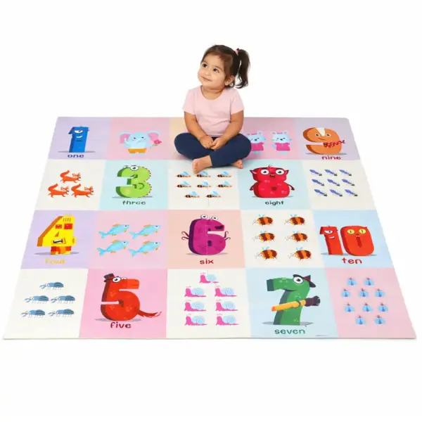 Covor Puzzle 4 Piese pentru Copii