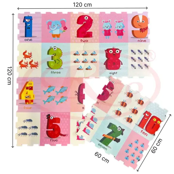Covor Puzzle 4 Piese pentru Copii