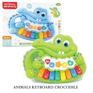 Jucarie Muzicala Interactiva Mini Pianina Crocodil