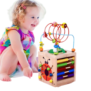 Jucarie Educativa Cub Multifunctional 6in1 Buburuza