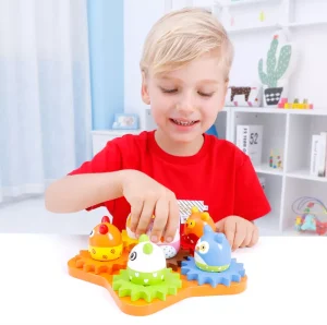 Jucarie Montessori Oua cu Roti Zimtate 
