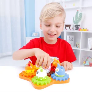 Jucarie Montessori Oua cu Roti Zimtate 