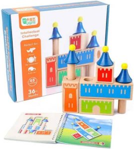 Castel Cuburi de Construit Joc Logica