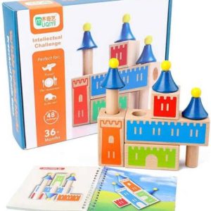 Castel Cuburi de Construit Joc Logica