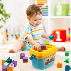 Primele Cuburi Jucarie Bebelusi Cifre Forme Geometrice