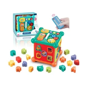 Cub Interactiv Centru Activitati cu Telecomanda pentru Bebe