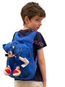 Ghiozdanel pentru Copii cu Sonic Albastru din Plus