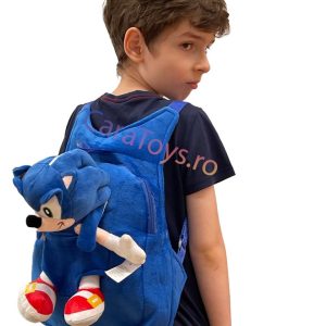 Ghiozdanel pentru Copii cu Sonic Albastru din Plus
