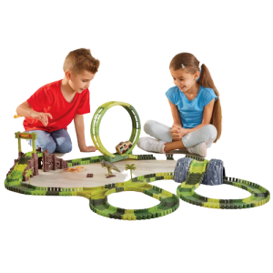 Circuit Electric Pista cu Lumini si Sunete Dinozaur