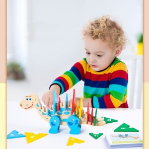Joc Montessori Puzzle Sortator Dinozaur