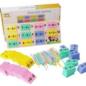 Joc Montessori Lemn Matematica si Domino