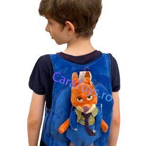 Ghiozdanel Bleu pentru Copii cu Nick Wilde din Plus