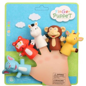 Set Marionete Degete 5 Figurine Animalute