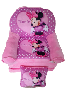Fotoliu Plus Extensibil 4 Placi Minnie Mouse+Pernuta Cadou