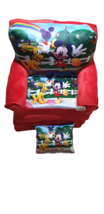 Fotoliu Extensibil si Perna Clubul Mickey Mouse 160cm