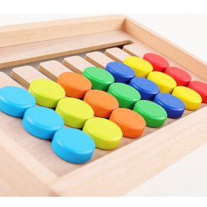 Joc Educativ Montessori Labirint Asociere Culori 7 Coloane