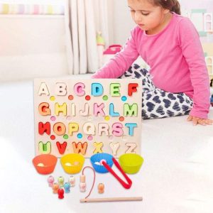 Joc Montessori 3in1 Pescuit Magnetic