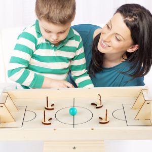 Joc Interactiv Lemn Montessori Masa Fotbal