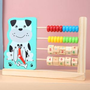 Jucarie Educativa Numaratoare Ceas Cuburi Catel