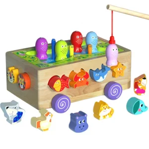 Jucarie Sortator Pescuit Magnetic Puzzle Animale