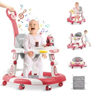 Premergător Roz Multifuncțional 5 în 1 pentru Bebeluși