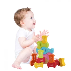 Turn Montessori Stivuire Puzzle Culori Curcubeu