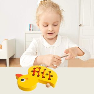 Joc Montessori de Snuruit Ratusca Lemn