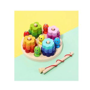 Joc Montessori Sortator Forme si Pescuit Magnetic